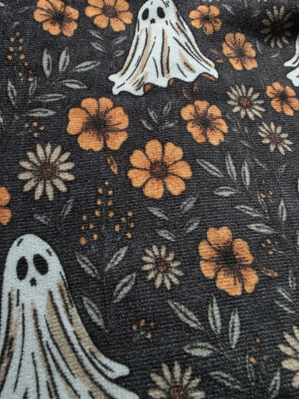 Magaschoni Cozy Plush Reversible Halloween Ghost Blanket NWT