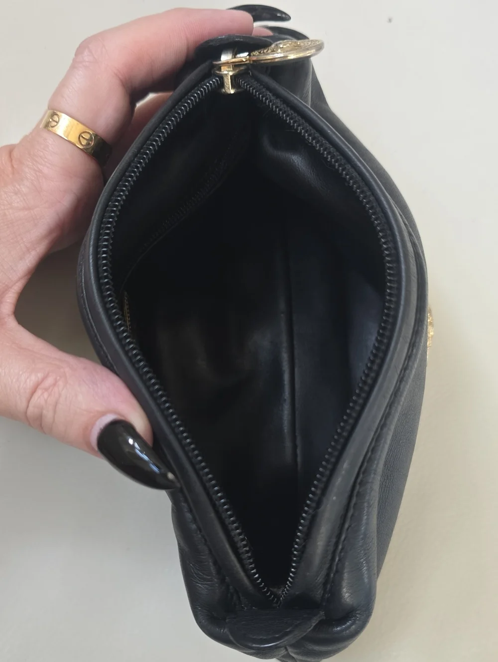 Versace zipper featuring