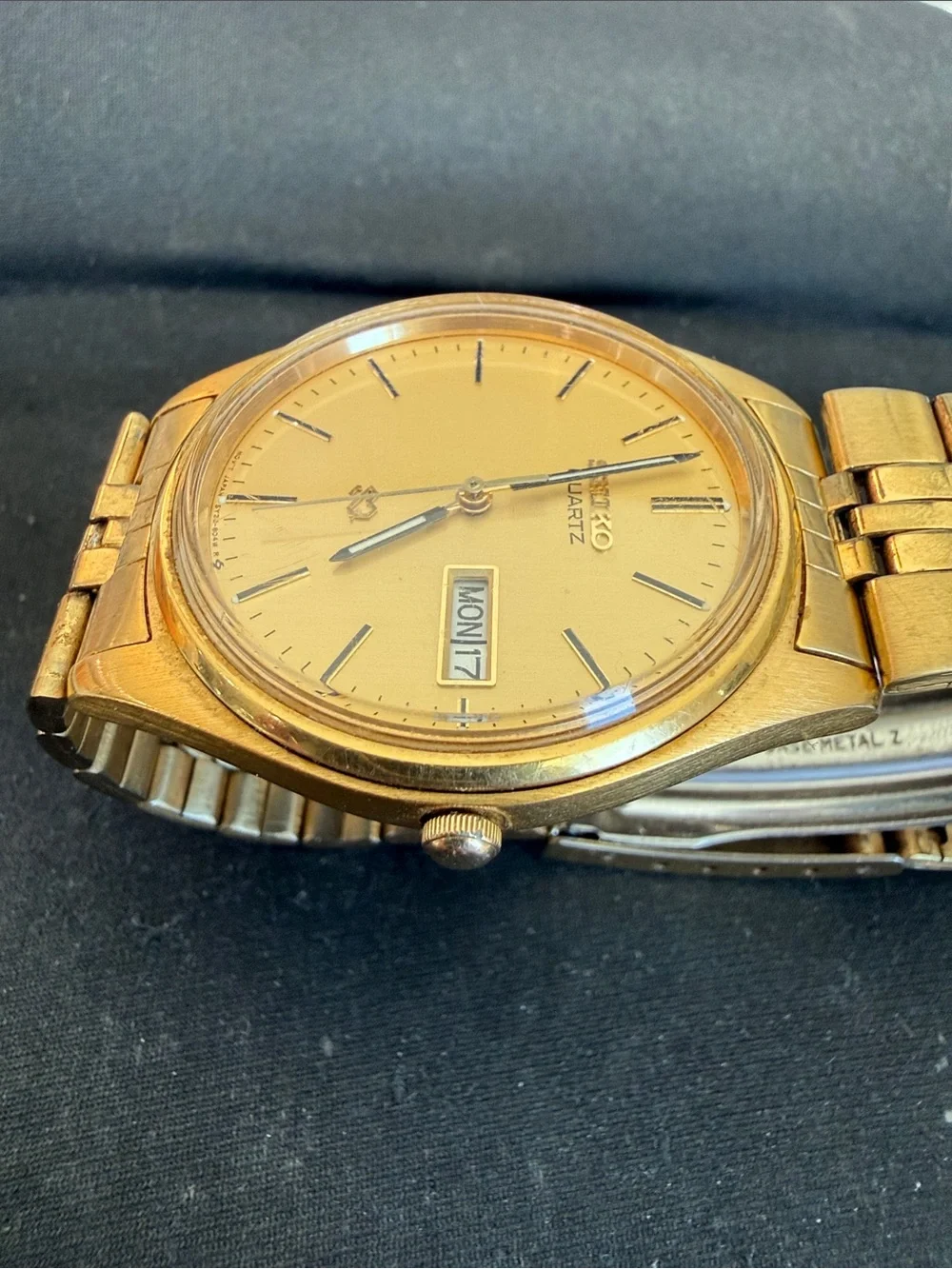 Seiko gold vintage watch