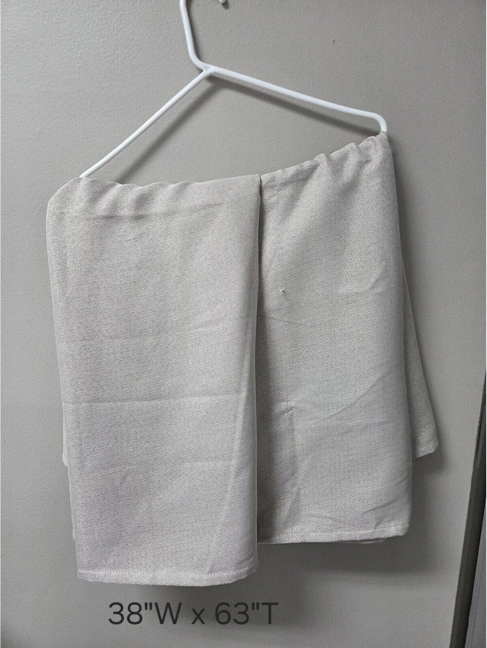 Linen curtain rod pocket panels - set of 2 - 38