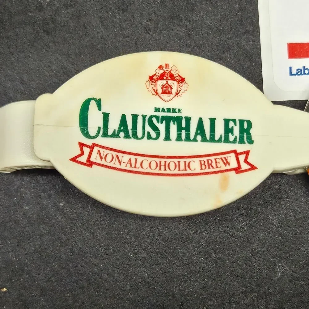 White Keychain Bottle Opener