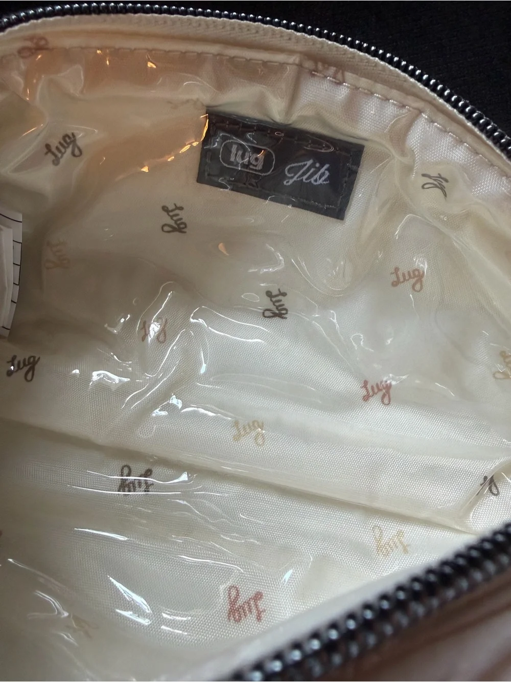 Lug Jib CloudGo Zip Pouch Bag – Macadamia (Cream Beige White Bone)