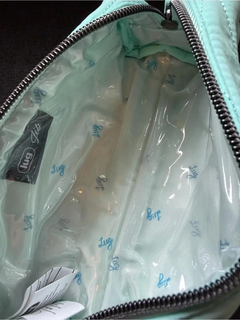 Lug Jib CloudGo Zip Pouch Bag – Aquamarine (Blue Green)
