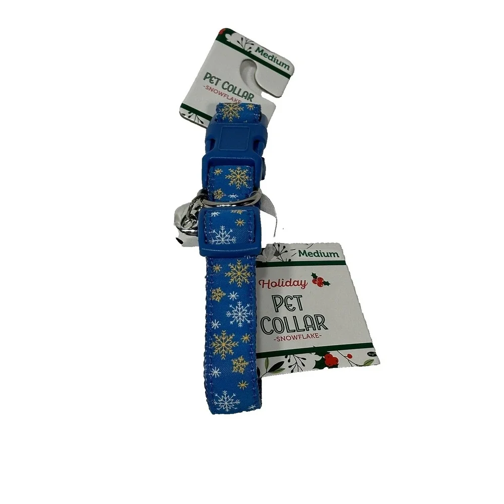 NEW‎ holiday pet dog collar size medium length 14-20 inches