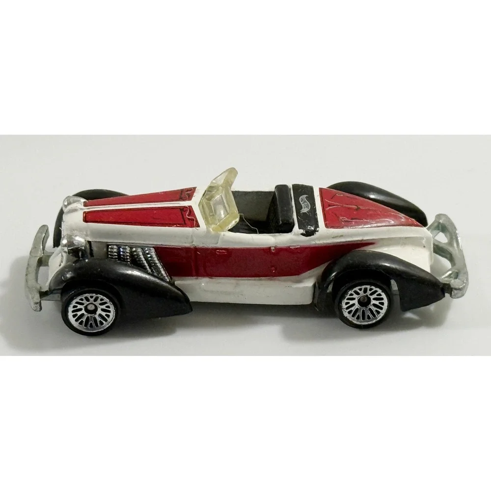 Hot‎ Wheels 1935 Classic Caddy Diecast Car 1:64 Red White Vintage 1978 Mattel