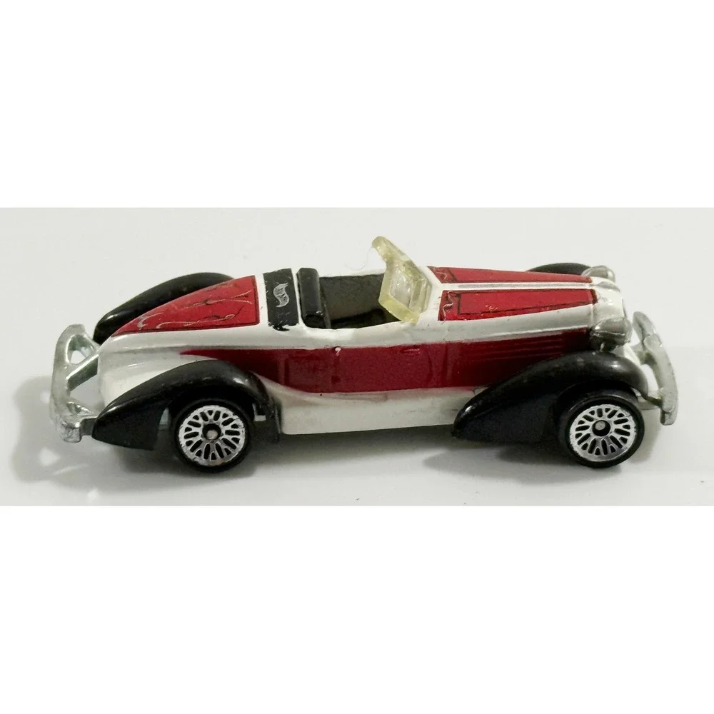Hot‎ Wheels 1935 Classic Caddy Diecast Car 1:64 Red White Vintage 1978 Mattel