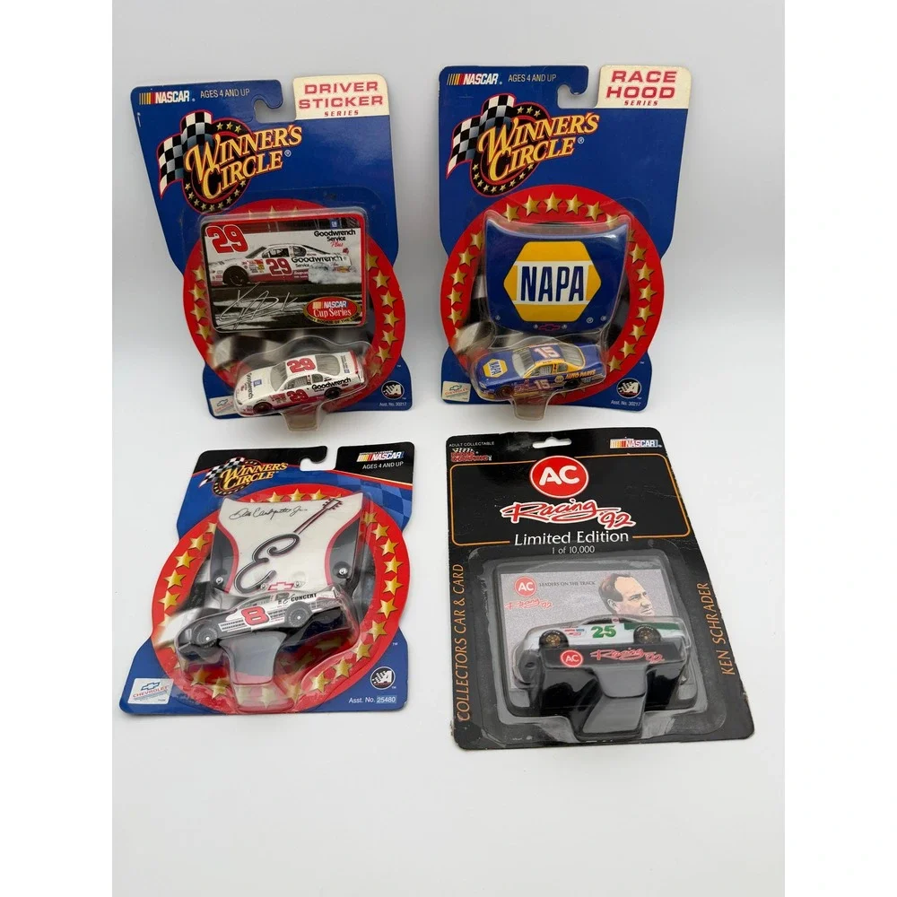 NASCAR Diecast Lot 4‎ Winner's Circle Dale Jr Kevin Harvick Michael Waltrip 1:64