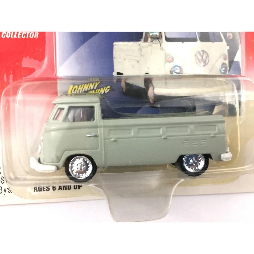 Johnny Lightning 1966 66 VW Volkswagen Type 2‎ Pickup Truck Gray Die Cast 1/64