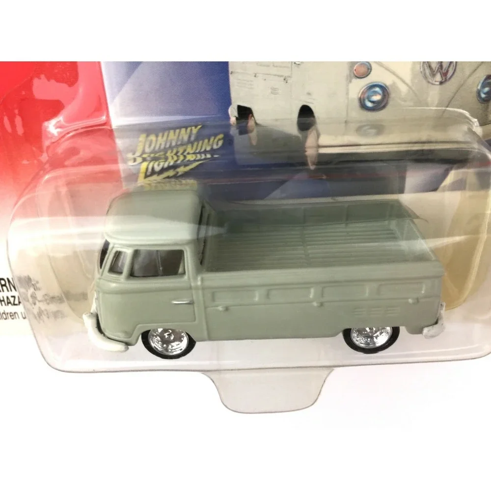 Johnny Lightning 1966 66 VW Volkswagen Type 2‎ Pickup Truck Gray Die Cast 1/64