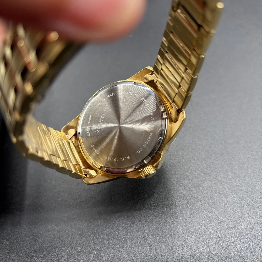 Citizen Men's Gold-Tone Stainless Steel Bracelet Watch 42mm AG8342-52L
