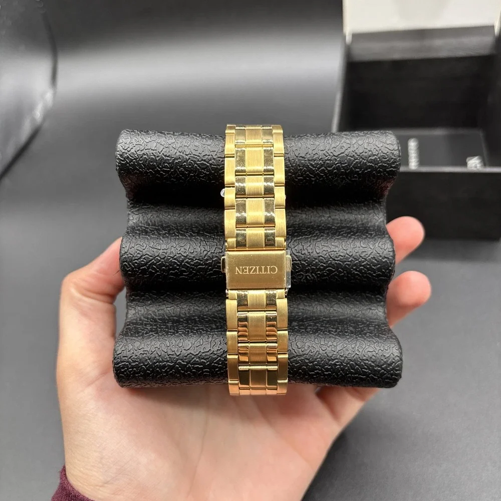 Citizen Men's Gold-Tone Stainless Steel Bracelet Watch 42mm AG8342-52L