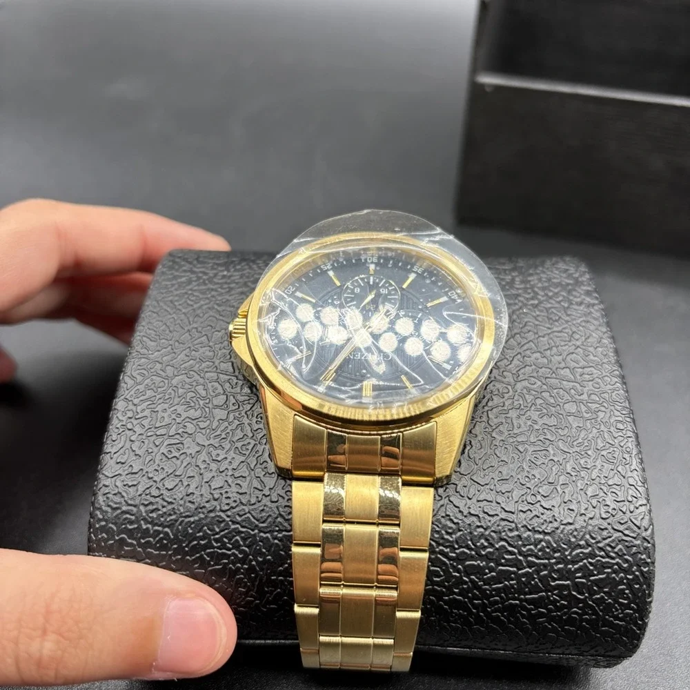 Citizen Men's Gold-Tone Stainless Steel Bracelet Watch 42mm AG8342-52L