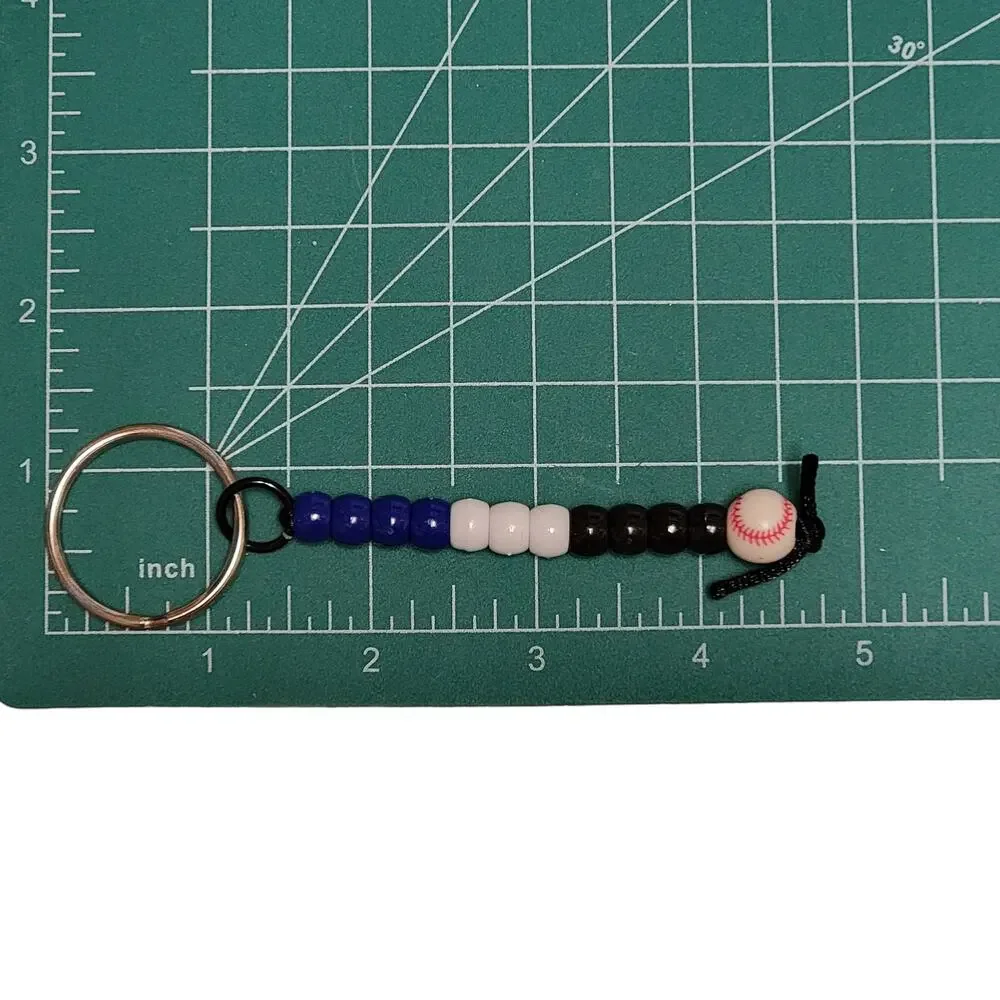 Handmade blue white