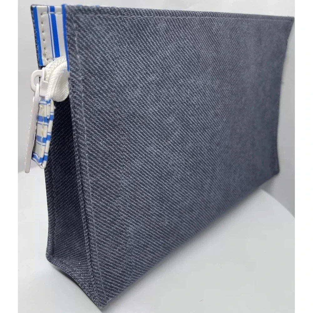 Estee Lauder Bag Zip Up Water Resistant Toiletry Purse Travel Cosmetic Clutch 8