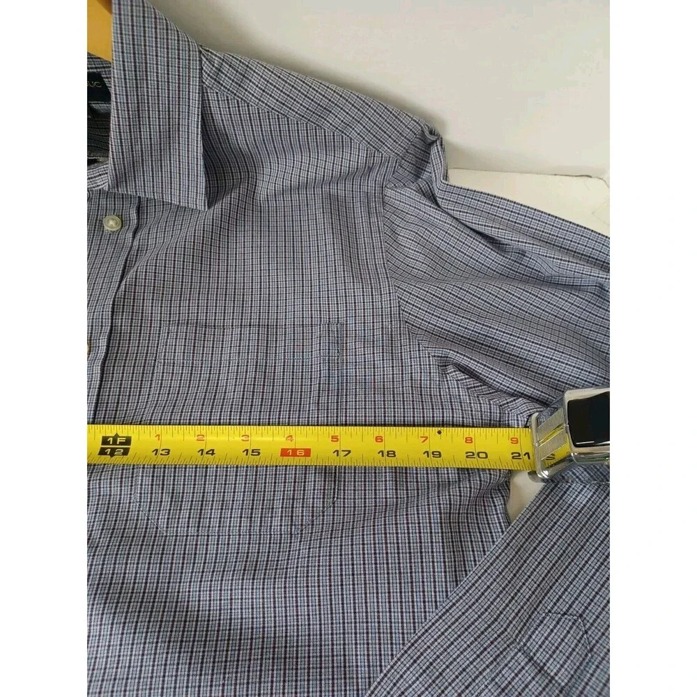 Banana Republic‎ 100% cotton Button Up Shirt Mens Medium 15 - 15 1/2 EUC