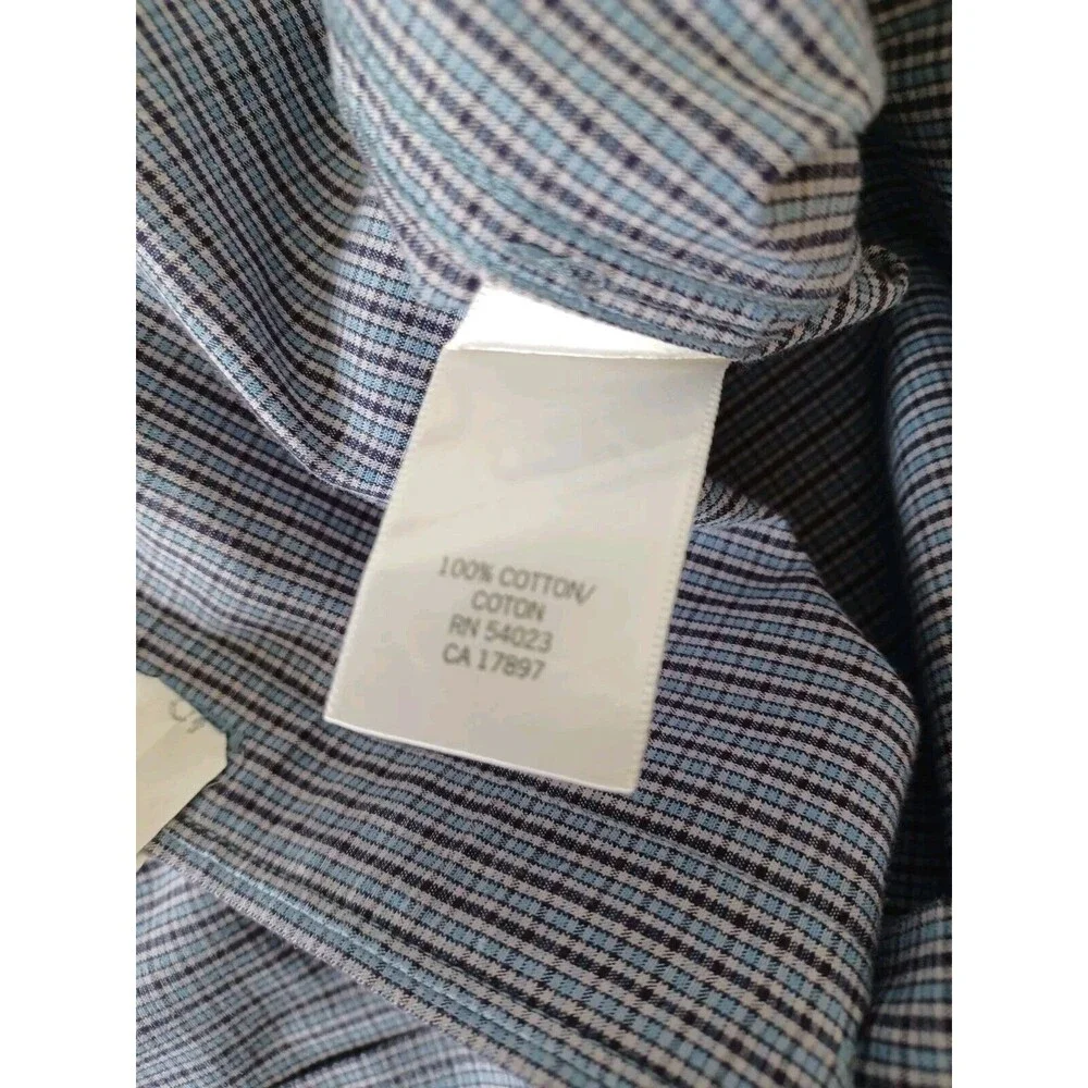 Banana Republic‎ 100% cotton Button Up Shirt Mens Medium 15 - 15 1/2 EUC