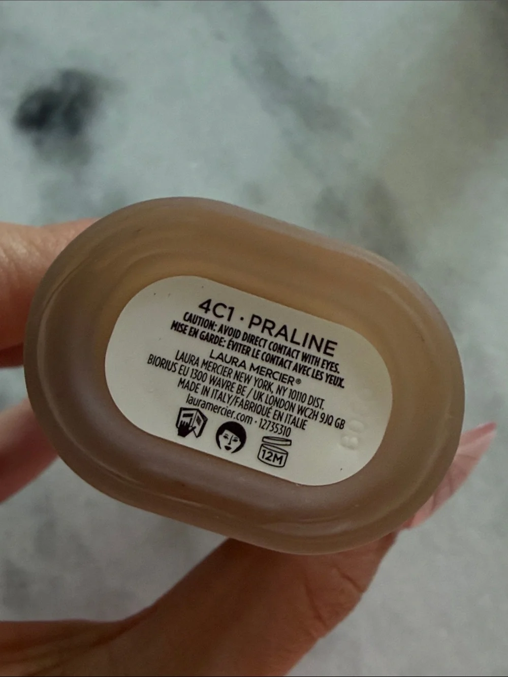 NWT laura mercier Real Flawless Weightless Perfecting Foundation - 4C1 Praline