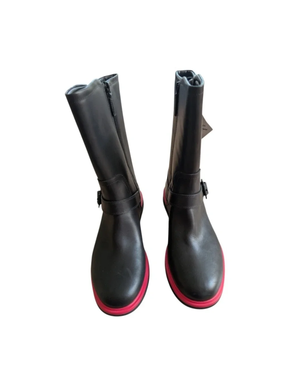 Cole Haan Millbridge Moto Waterproof Boots Black Women's Size 6B