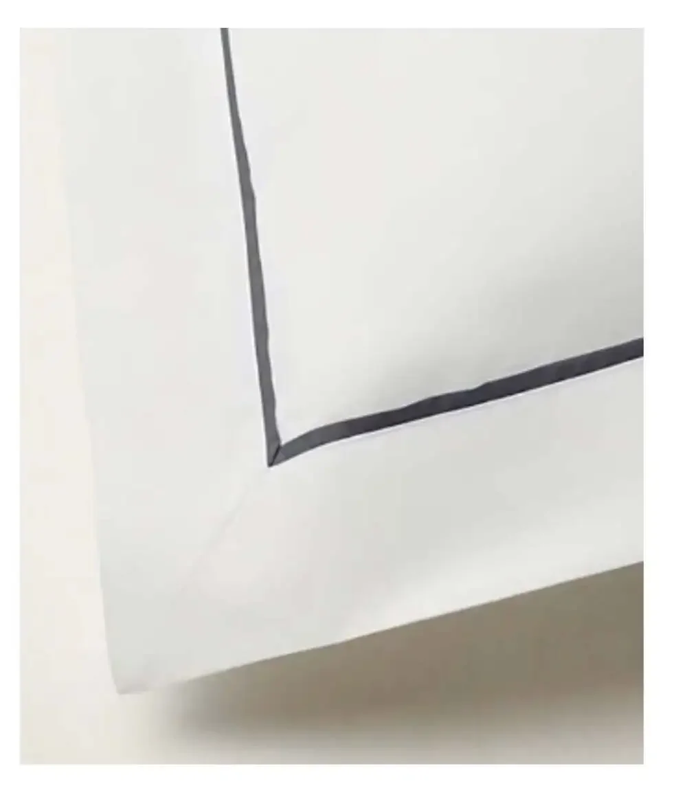 Ralph Lauren Organic Cotton Palmer Percale Standard Pillow Sham Loft Gray NEW