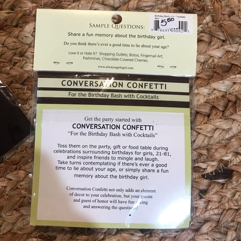 N/A 🍷conversation confetti