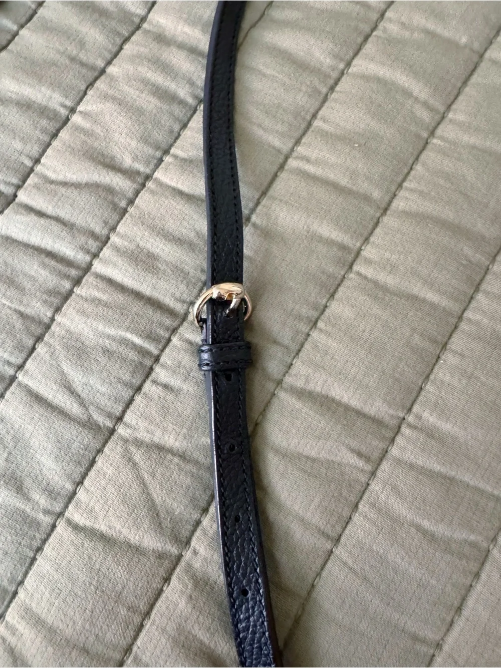 Gucci black leather