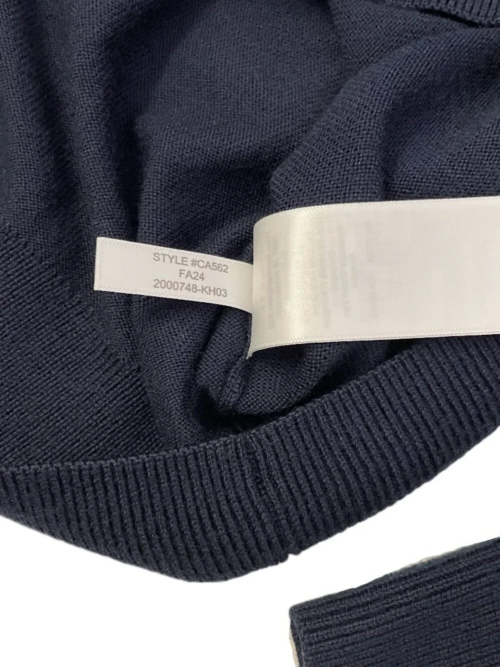 J.Crew Quarter Zip Sweater Men Small Merino Wool Blend Navy CA562 Lightweight