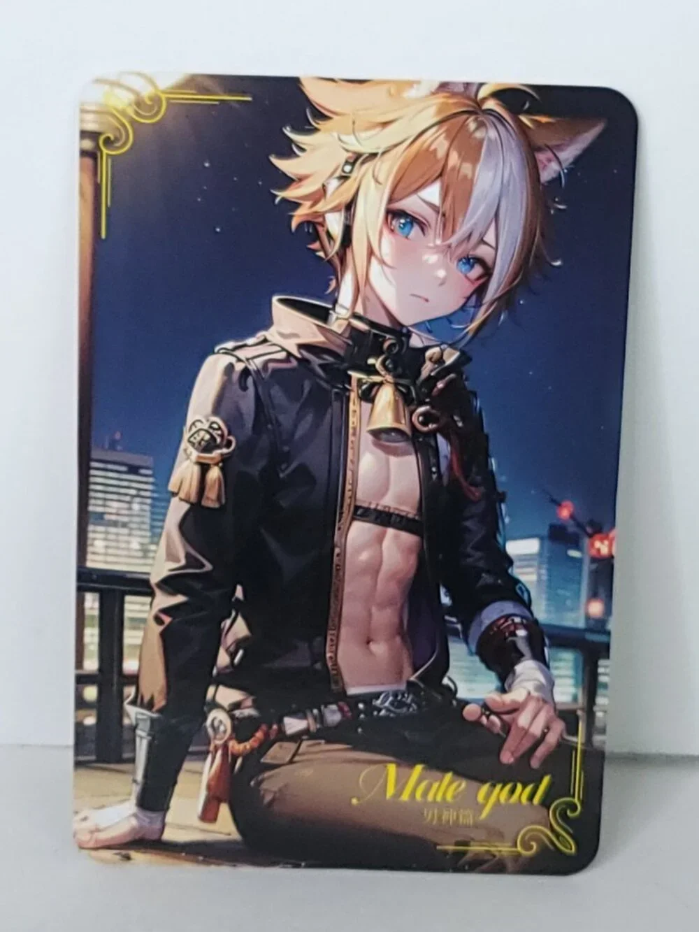 Gorou Genshin Double Sided Husbando Card Anime Wall Art Oversized Board A5