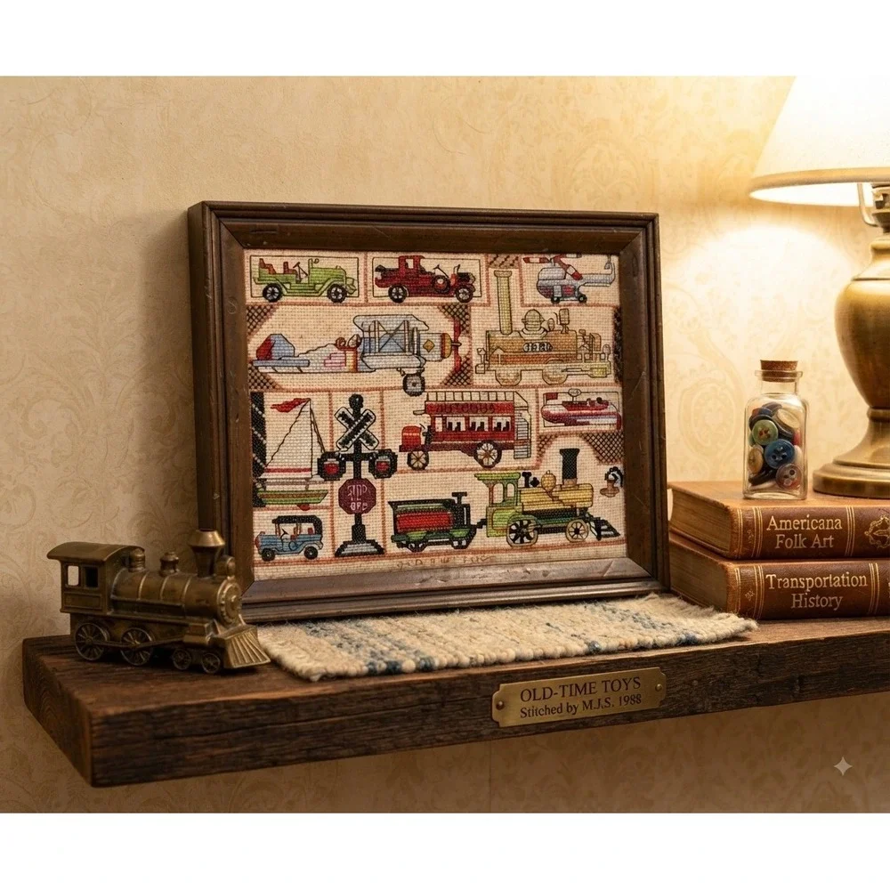 Handmade vintage hand