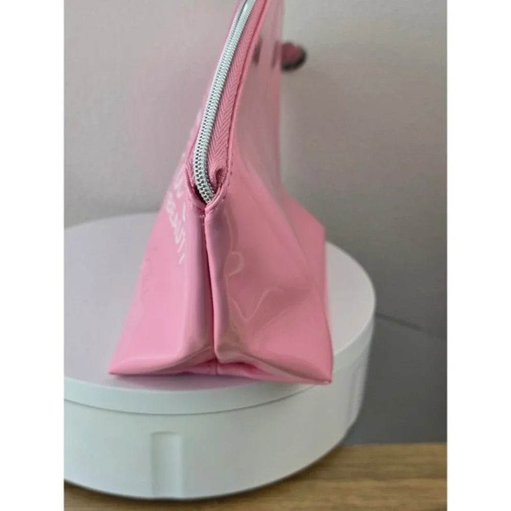 It Cosmetics Celebrate Your Beauty Pink Patent Leather Makeup Bag Dome Pouch