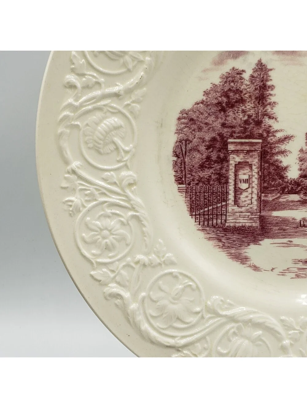 Vintage Wedgwood Virginia Military Inst. Plate Limit Gates 1939 Centennial Ed.