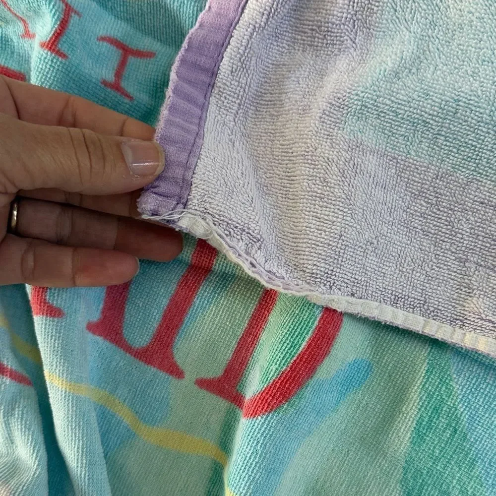 Vintage 90’s Disney The Little Mermaid Towel