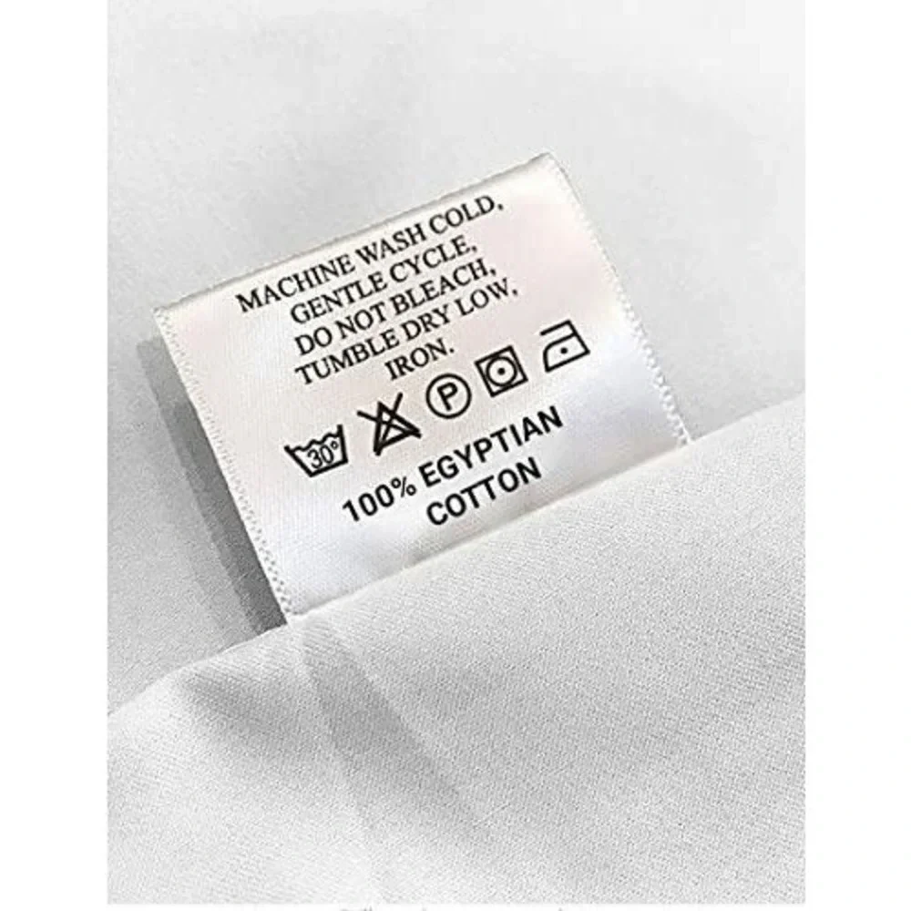 COMFY SHEETS 100% Egyptian Cotton 4-Piece Sheet Set 1000TC (Light Blue, King)