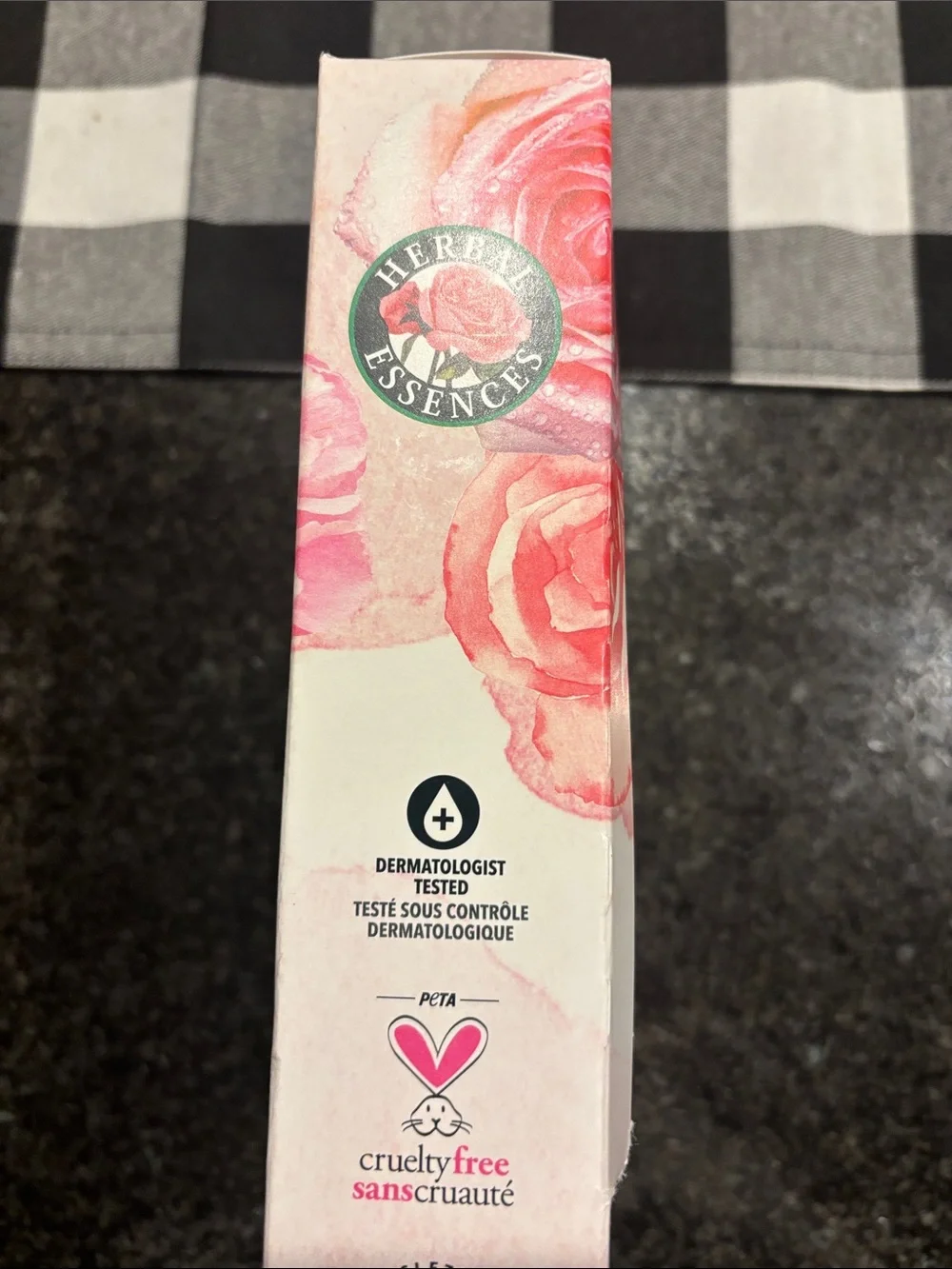 Herbal essences Rose hips shampoo and conditioner.