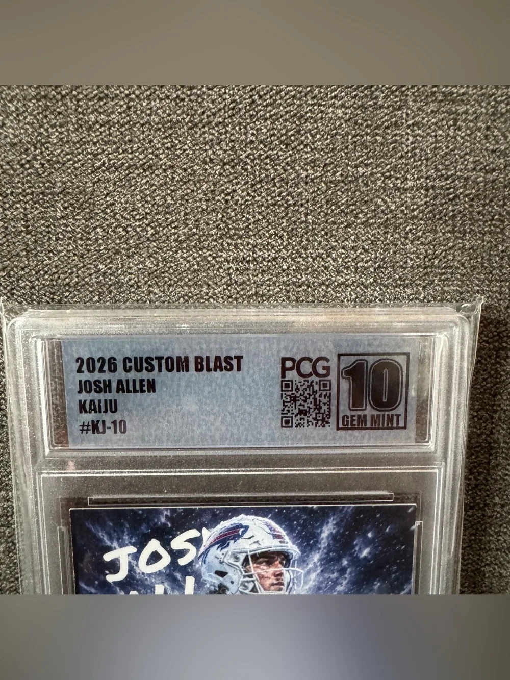 Josh Allen - Kaiju 2026 Custom Blast #KJ-10 PCG 10 Gem Mint