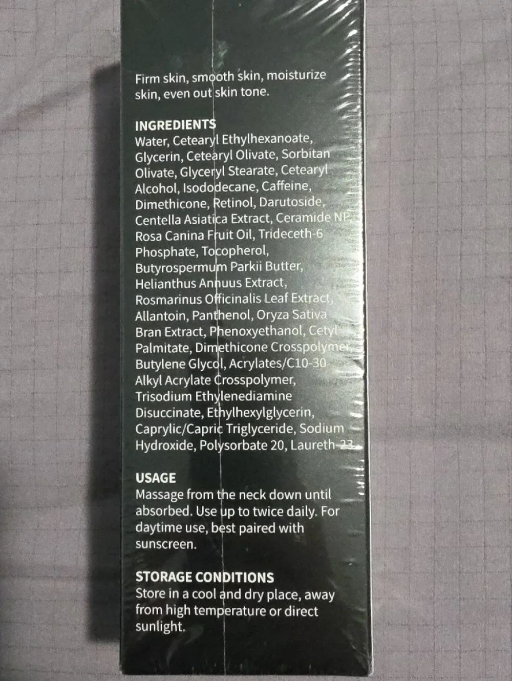 Retinol Body Lotion – Deep Hydration Body Moisturizer (black)