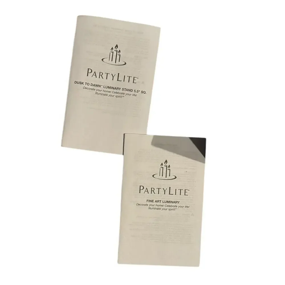 PartyLite P 9379 Dusk To Dawn Luminary Stand Candle Holder Home Decor Holiday‎
