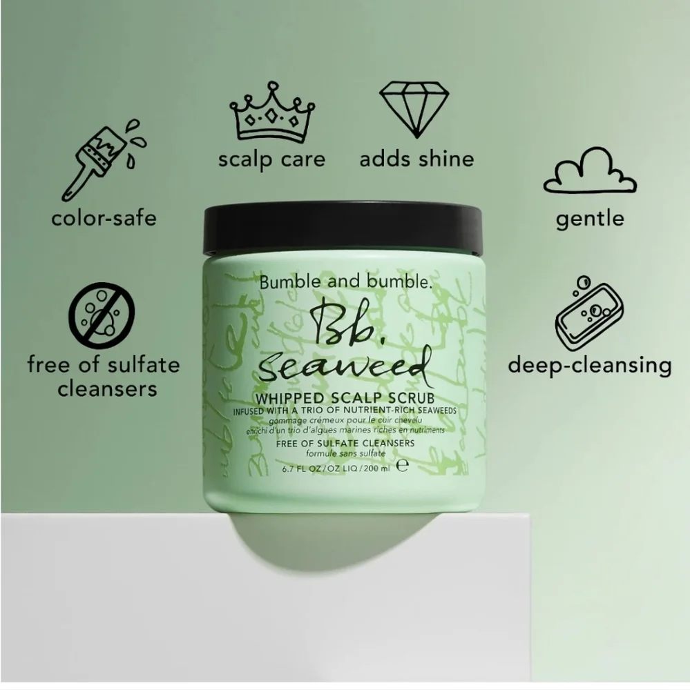 🌺Bumble And Bumble Seaweed Nourishing Whipped Scalp Scrub Hair Treatment