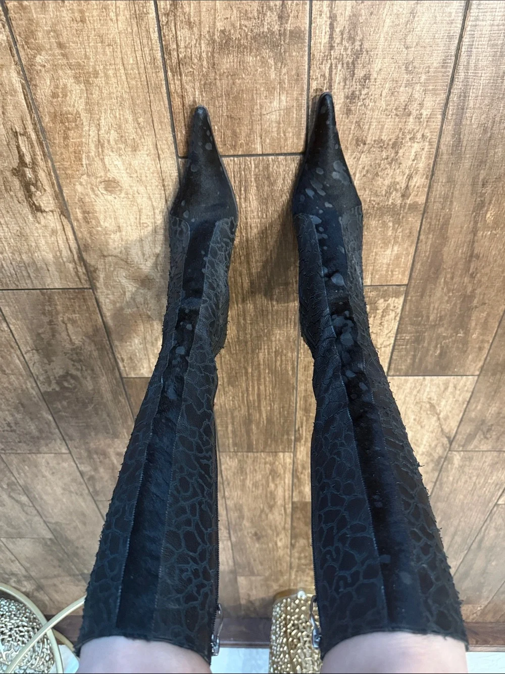 Handmade soft leather￼ chic black