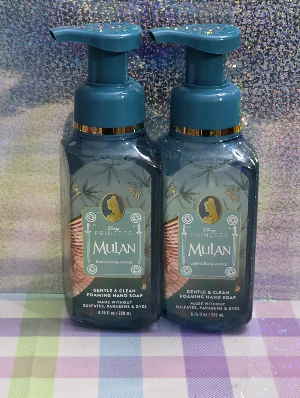 Bath & Body Works DisneyMulan Foaming Hand Soap Set of 2 NEW RARE