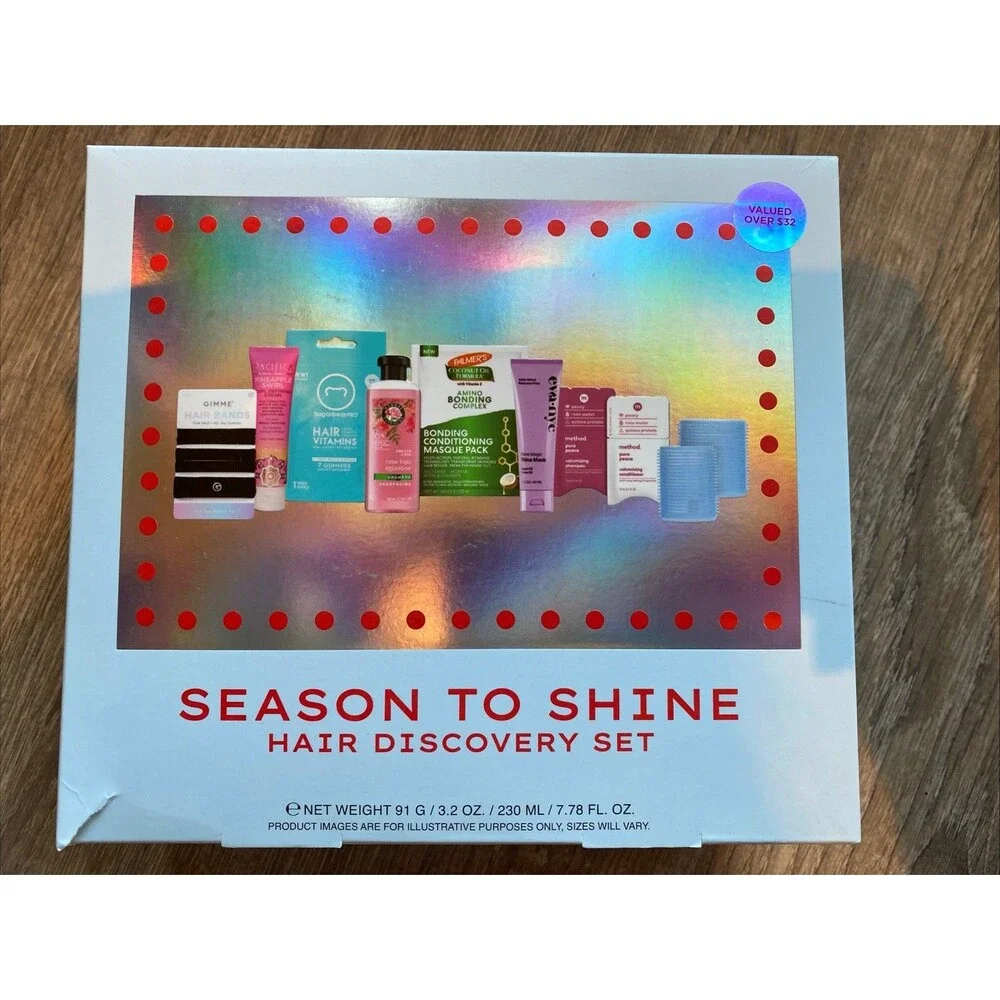 Season to Shine Hair Styling Set -9 Pc Method Herbal Essences Palmers (2 Bx Set)