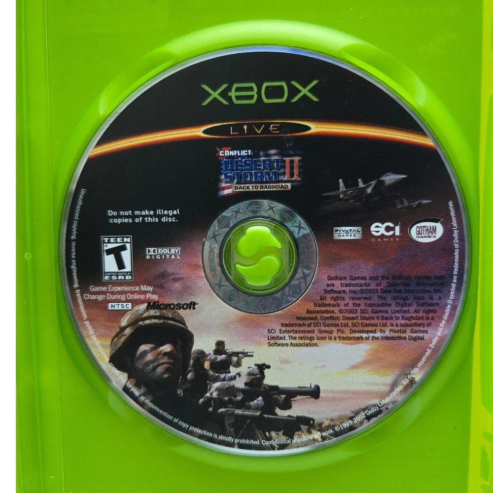Conflict Desert Storm II Back to Baghdad 2003 - Microsoft Xbox - CIB Working‎