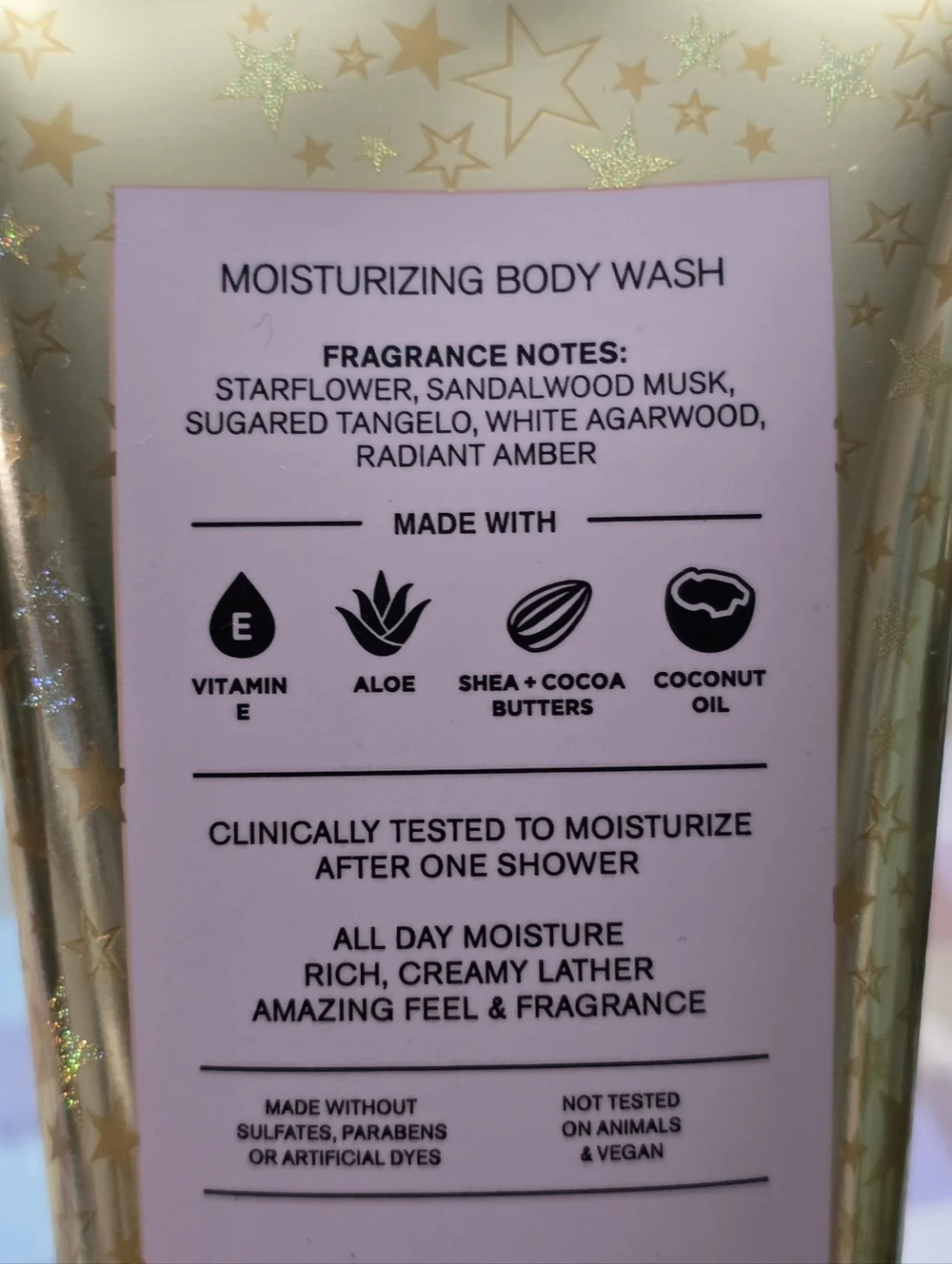 Bath & Body Works In The Stars Moisturizing Body Wash 10oz NEW RARE