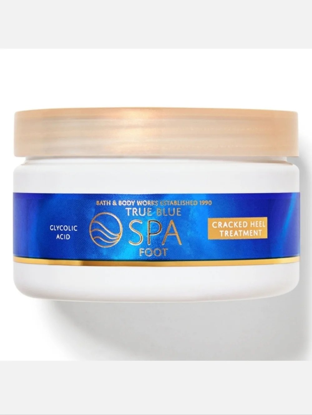 Bath & Body Works True Blue Spa Foot Cream Cracked Heel Treatment 4.5oz NEW RARE