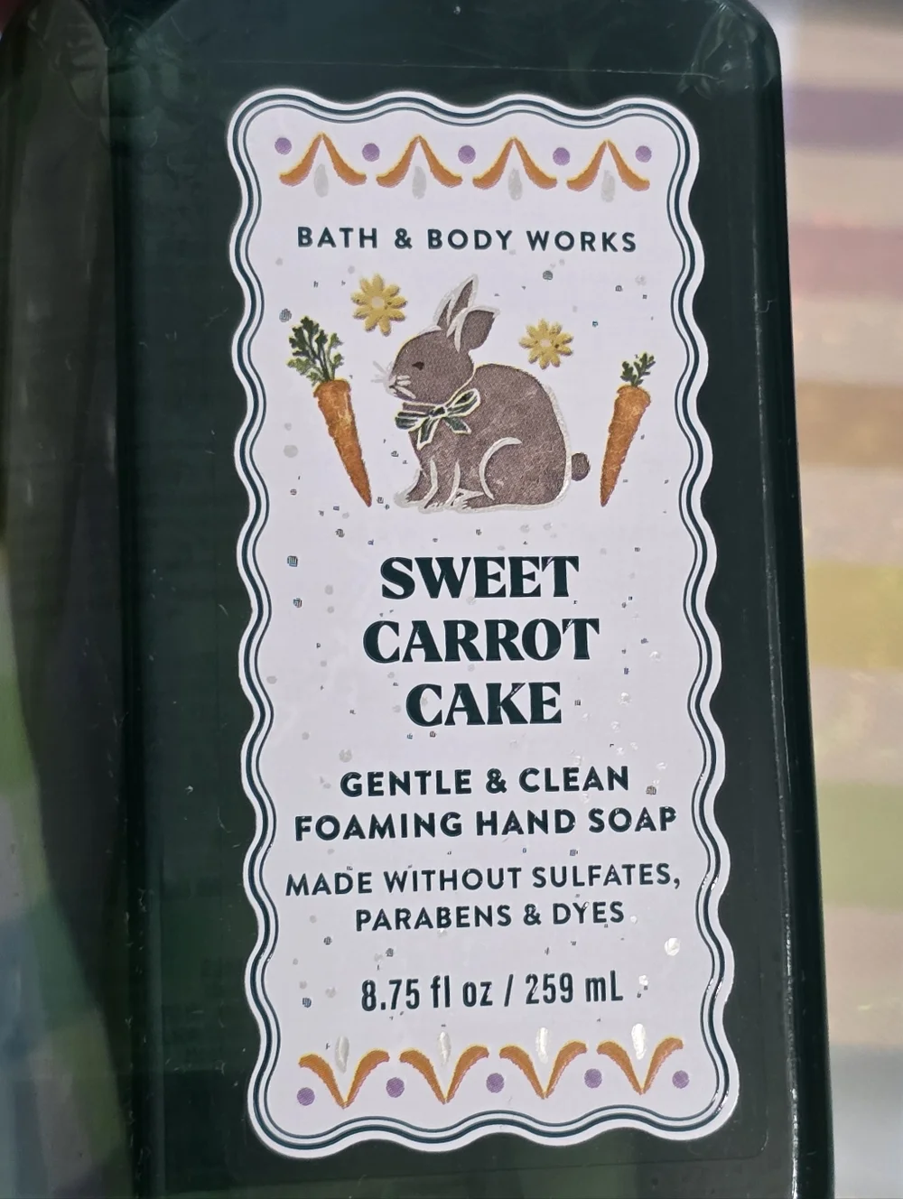 Bath & Body Works Sweet Carrot Cake Foaming Hand Soap 8oz NEW RARE