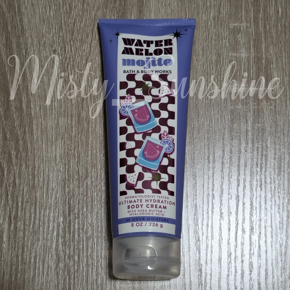 Bath & Body Works Watermelon Mojito Body Cream 8oz NEW RARE