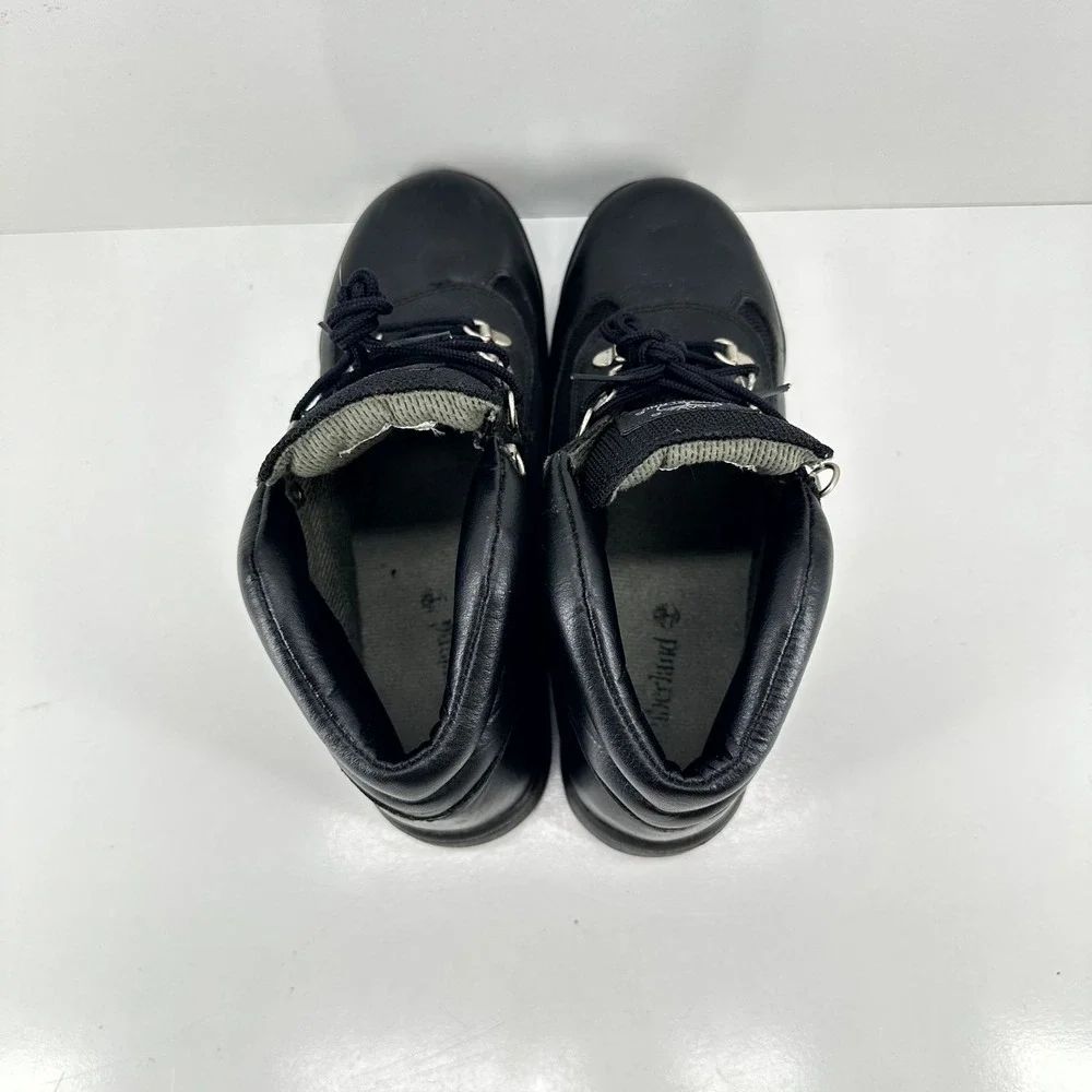 Timberland Boots Field Boot Black‎ Leather Mesh Mid Top Hiking 13061