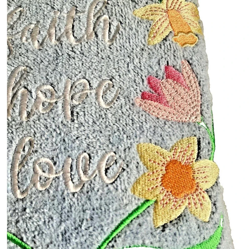 Nantucket spring embroidered