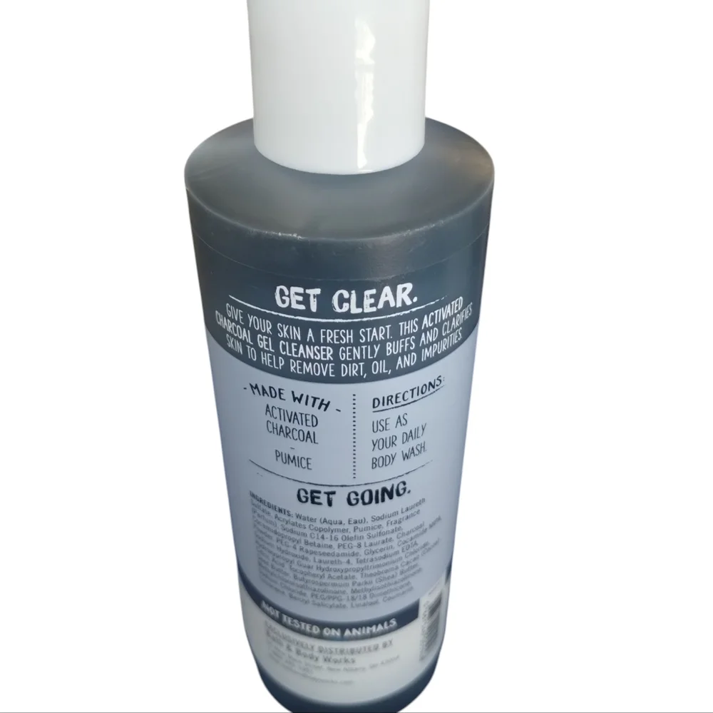 Bath & Body Works DISCONTINUED Hit Restart Activated Charcoal Gel‎ Cleanser