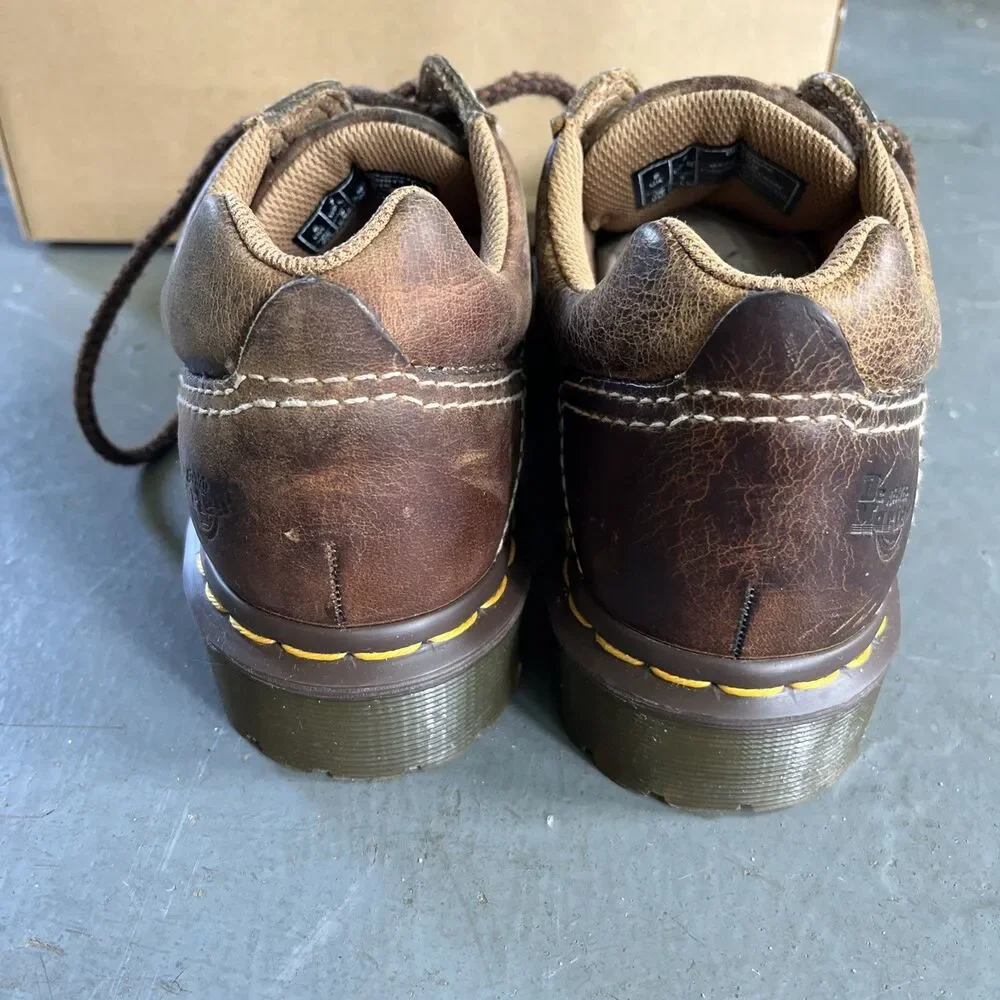 Dr. Martens Keith Chucky Distressed Leather Men's Shoes Brown UK 6 US 7 Docs