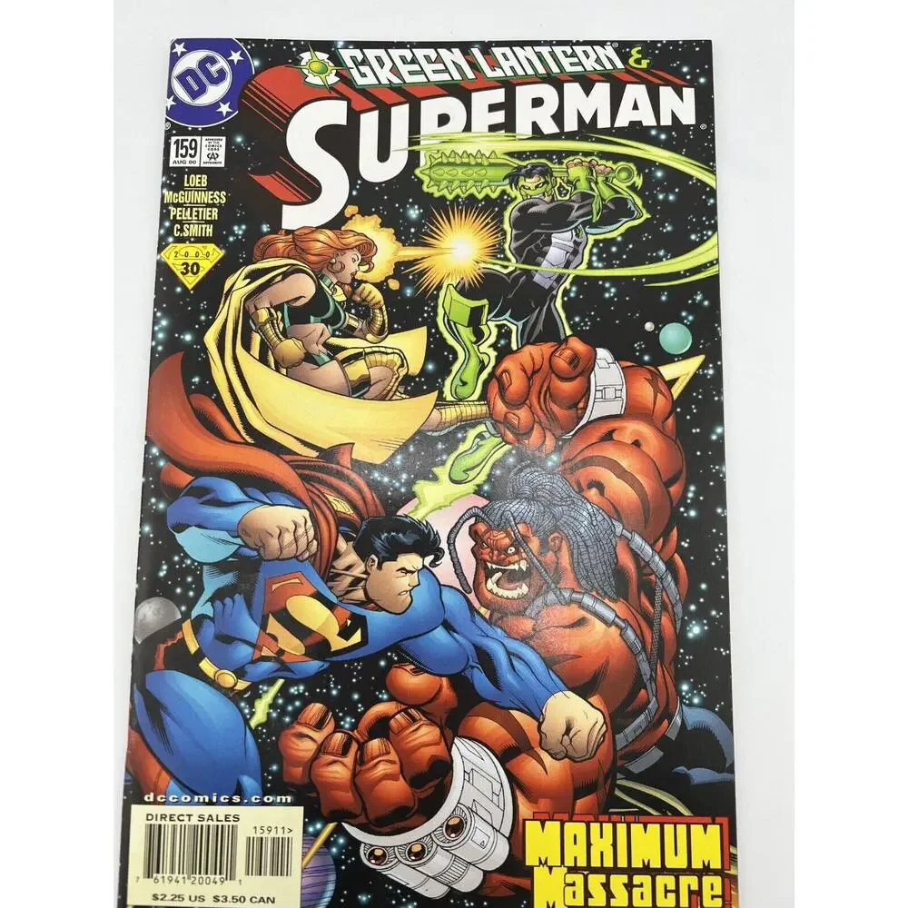 DC Comics‎ Superman #159 And Green Lantern English Action/Adventure Comic Book